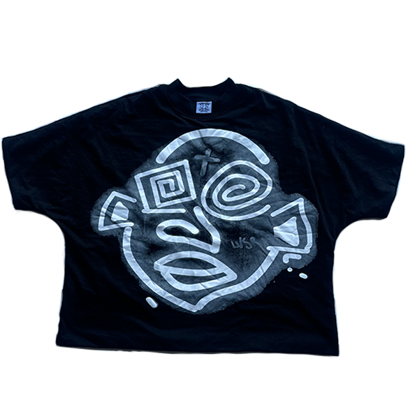 "BIG FACE" TEE (Black)